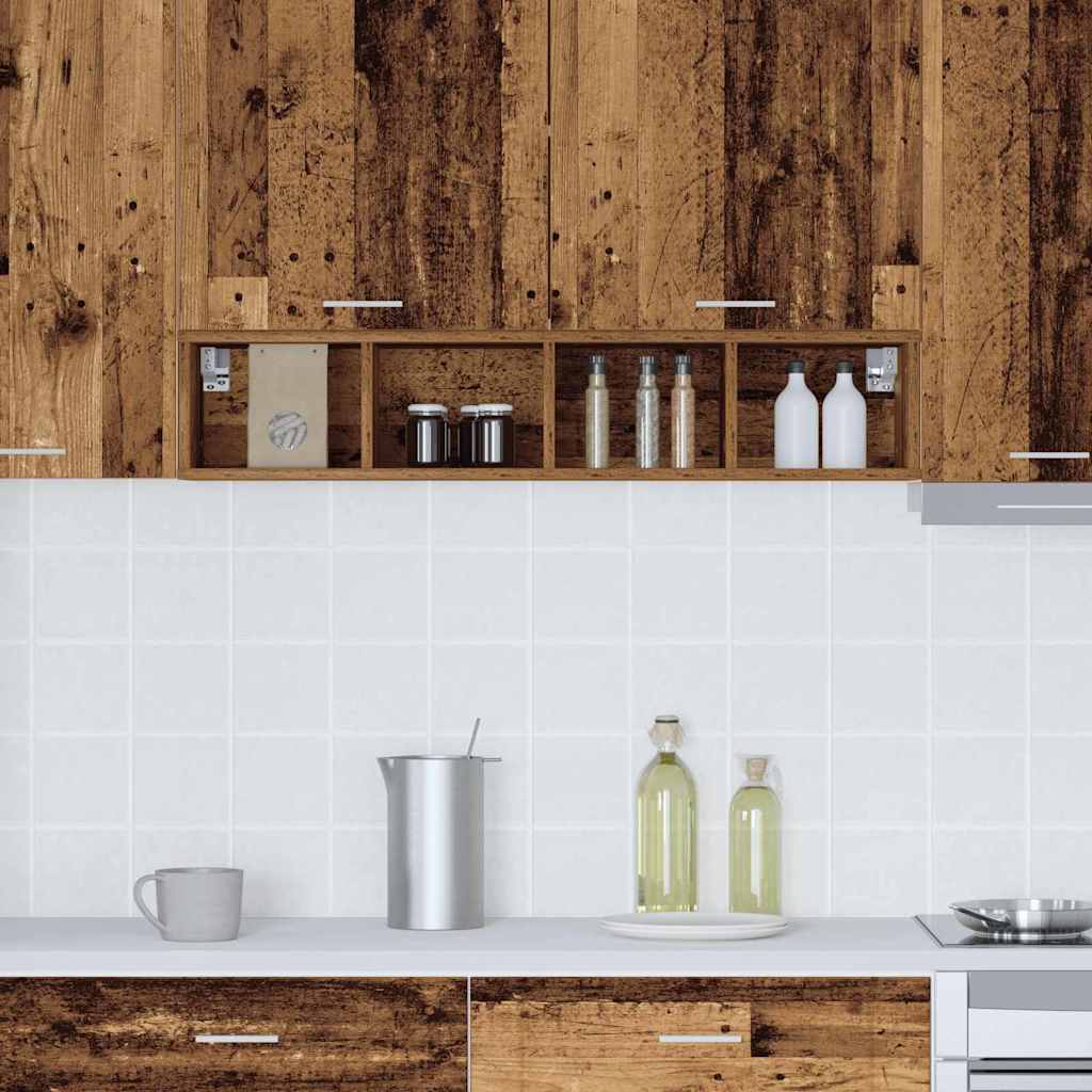 Hanging Cabinet with Shelf Riga Old Wood 20 x 29.5 x 100 cm